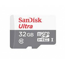 Карта памяти micro SDHC 32Gb SanDisk Ultra; Class 10; (SDSQUNR-032G-GN3MN)